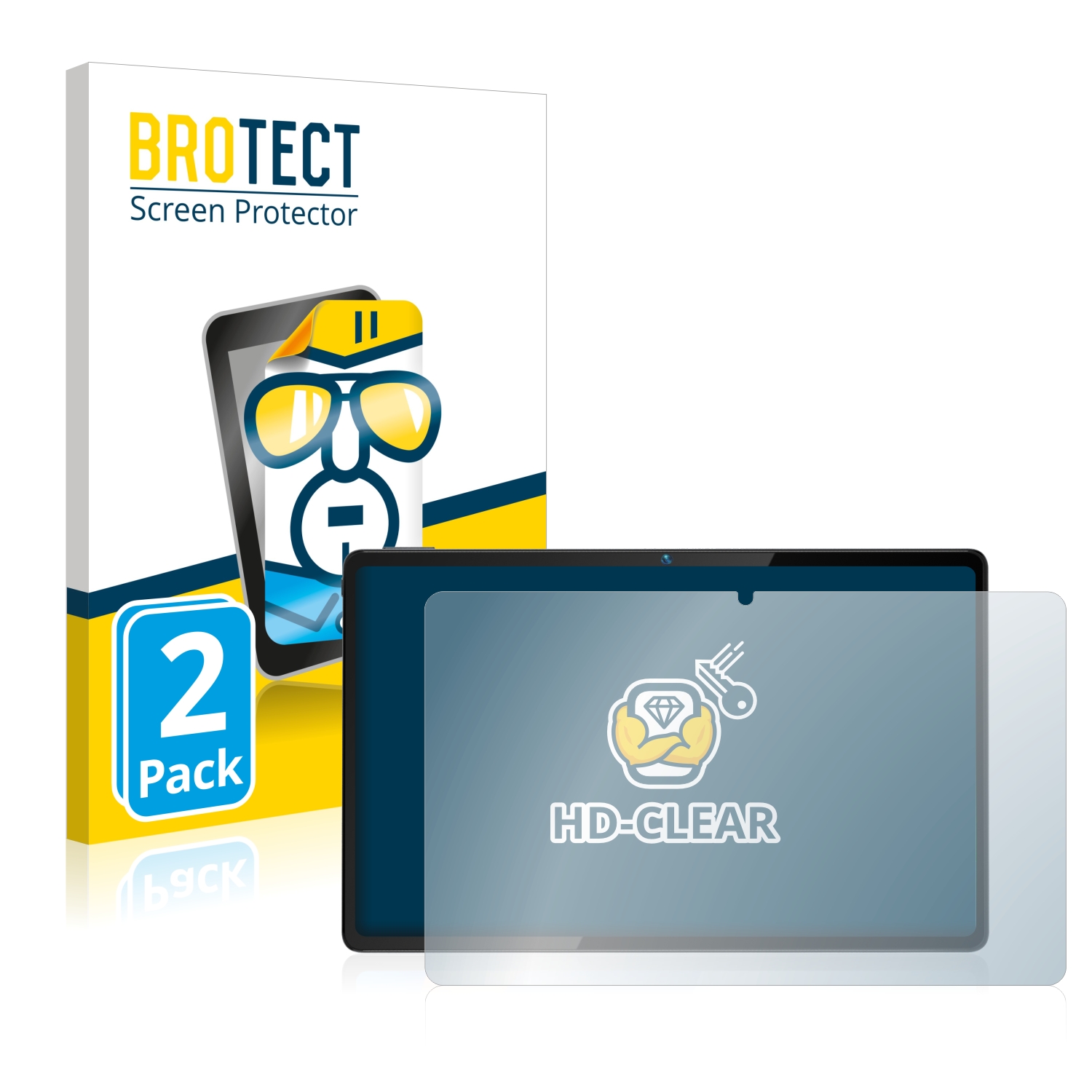 2x BROTECT Displayschutz-Folie pro BMAX MaxPad I11