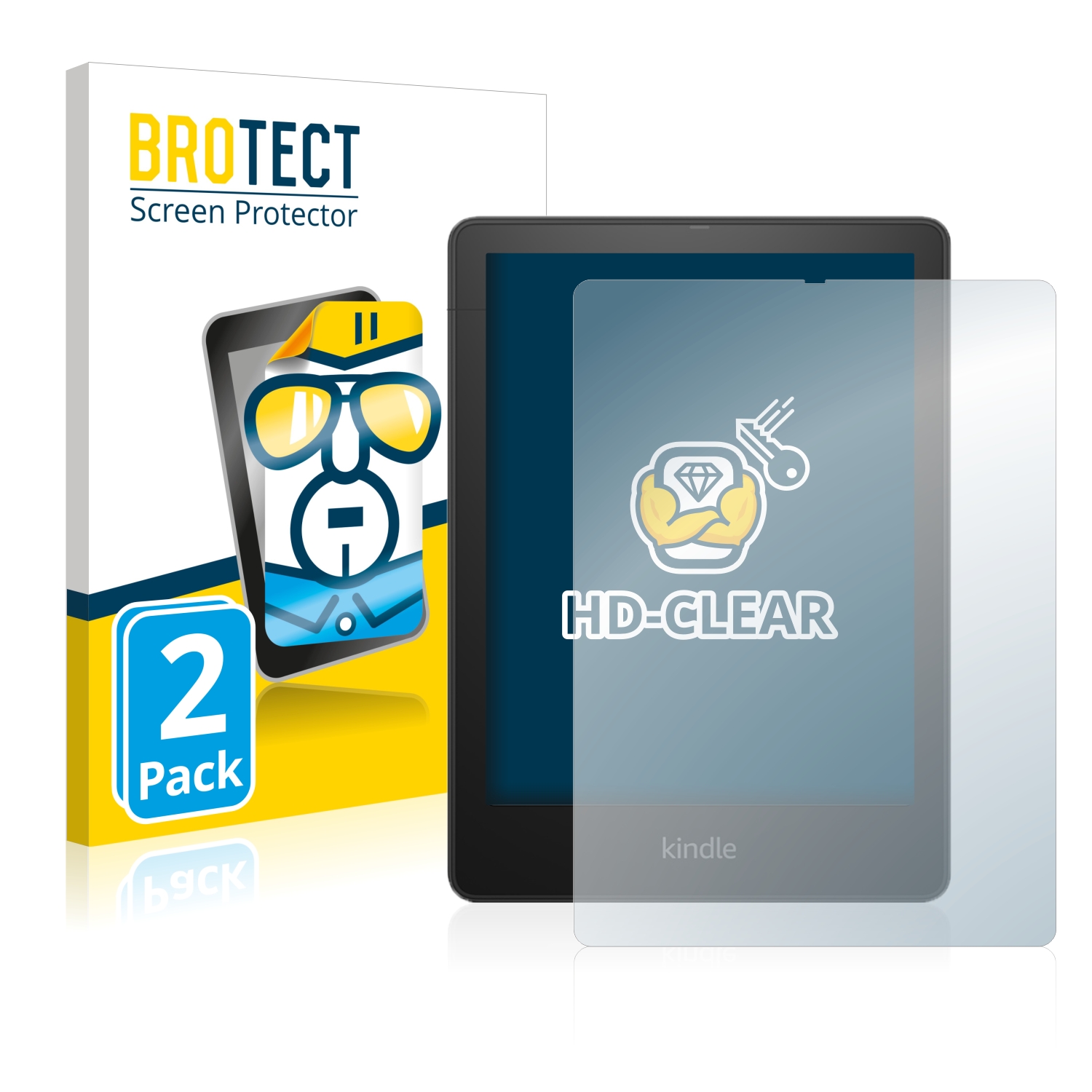 2x BROTECT Displayschutz-Folie pro Amazon Kindle Paperwhite Signature 2021