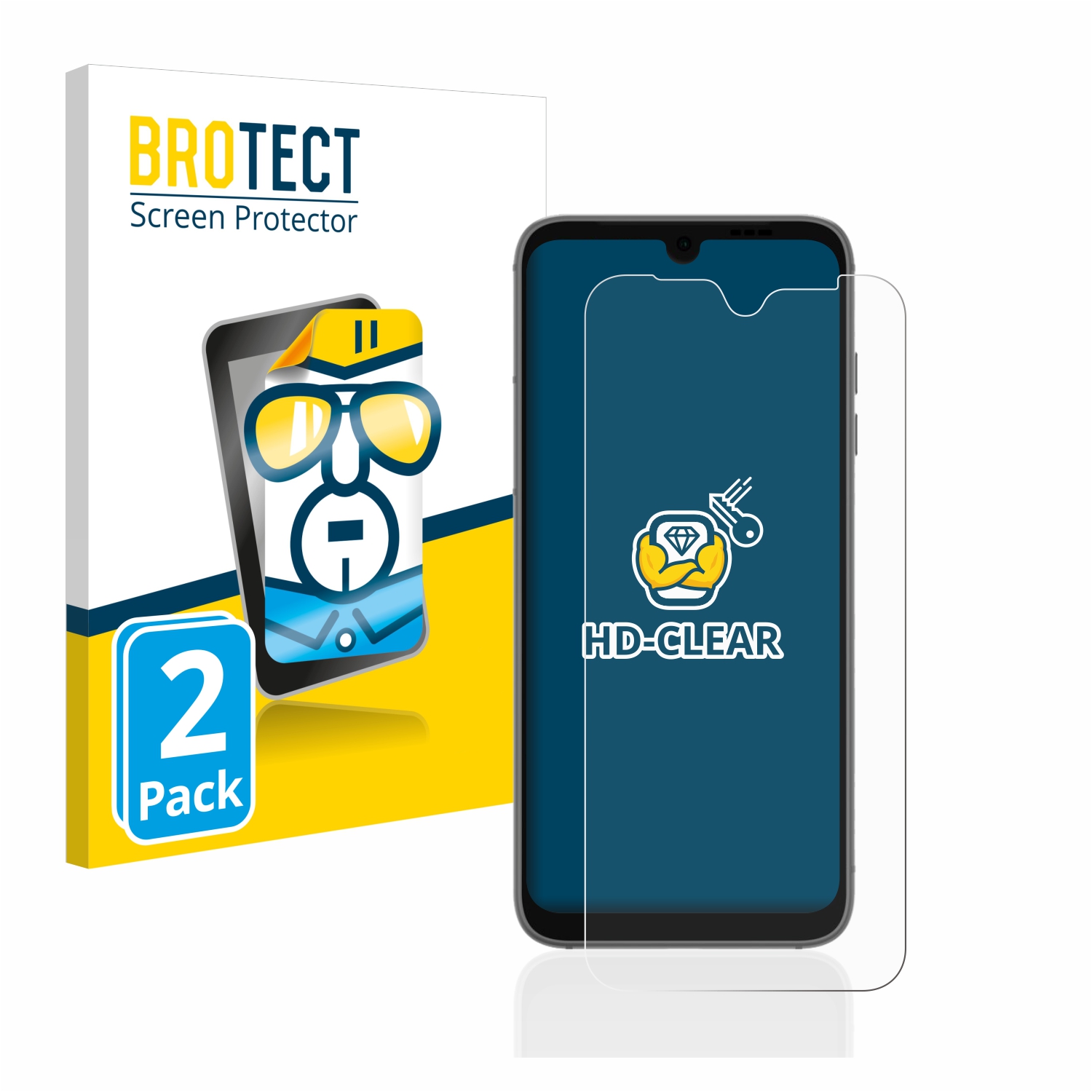 2x BROTECT Displayschutz-Folie pro Fairphone 4