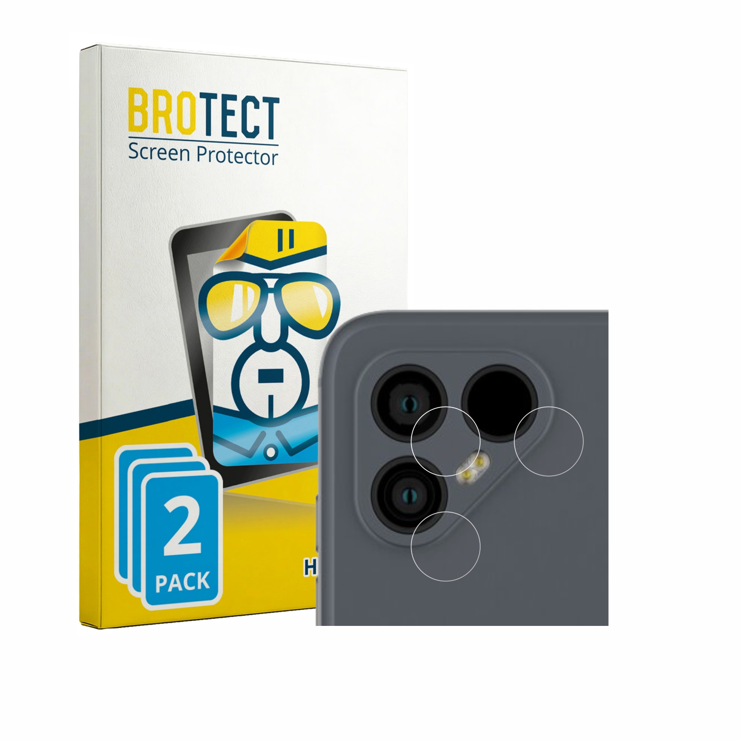 2x BROTECT Displayschutz-Folie pro Fairphone 4 (pouze kamera)