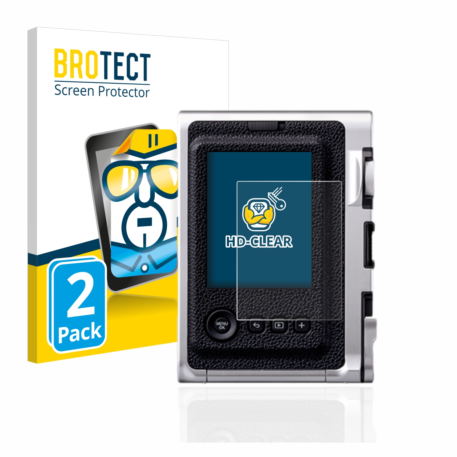 2x BROTECT Displayschutz-Folie pro Fujifilm Instax Mini Evo