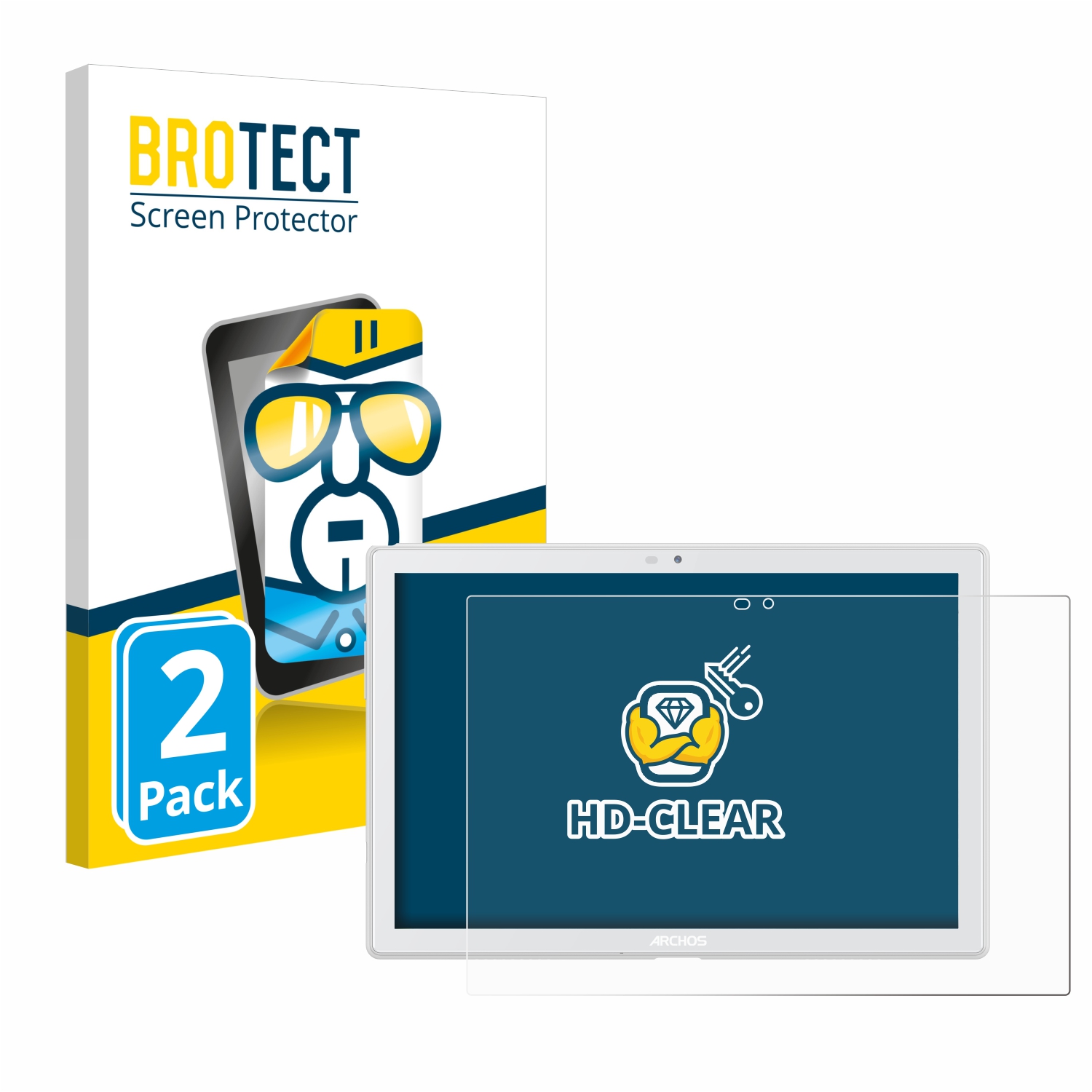 2x BROTECT Displayschutz-Folie pro Archos T101 4G