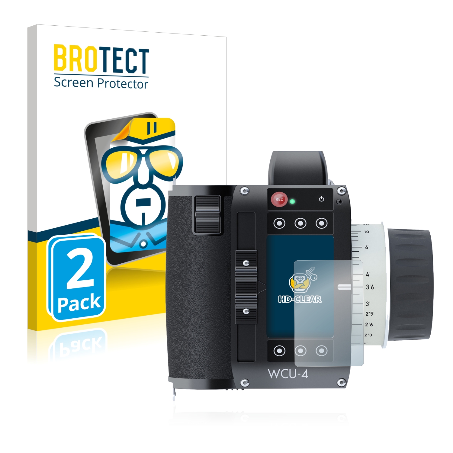 2x BROTECT Displayschutz-Folie pro Arri WCU-4