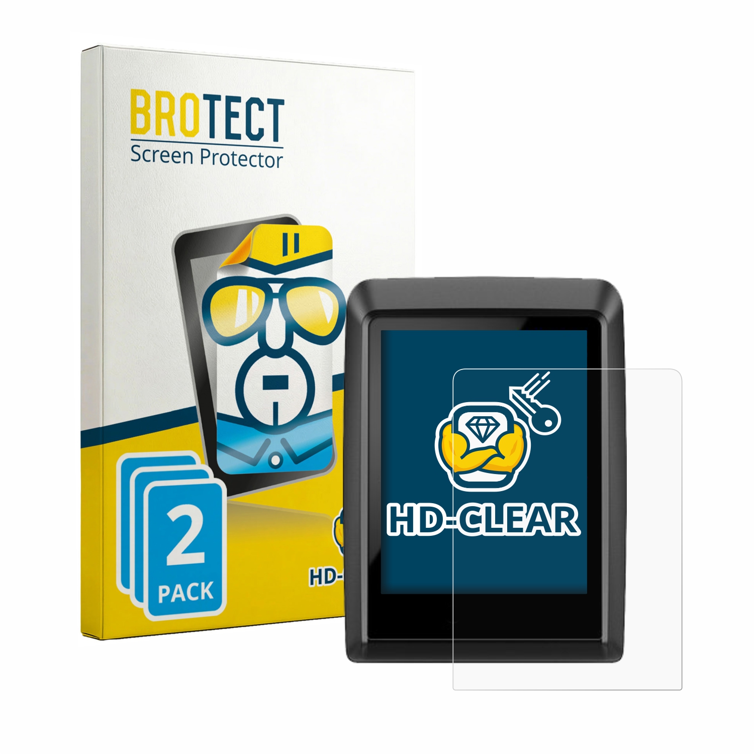 2x BROTECT Displayschutz-Folie pro Bosch Kiox 300