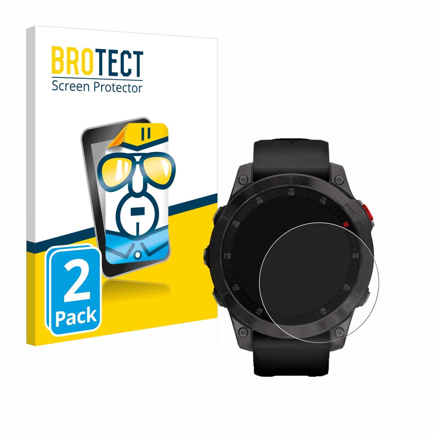 2x BROTECT Displayschutz-Folie pro Garmin epix (Gen. 2)