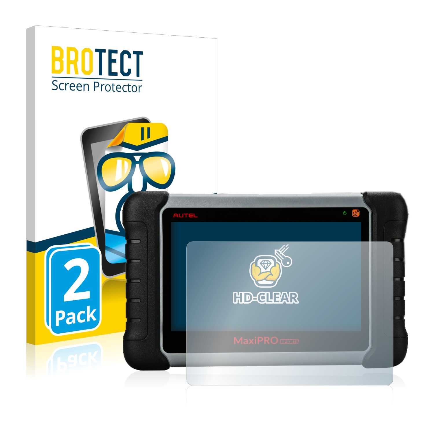 2x BROTECT Displayschutz-Folie pro Autel MaxiPRO MP808TS