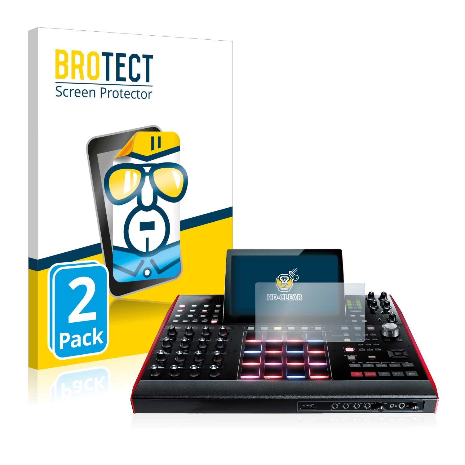 2x BROTECT Displayschutz-Folie pro Akai MPC X 10.1