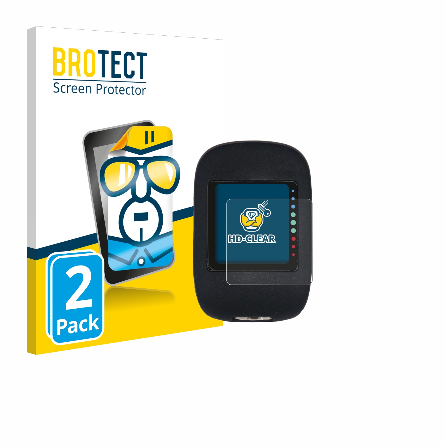 2x BROTECT Displayschutz-Folie pro Accu-Chek Instant