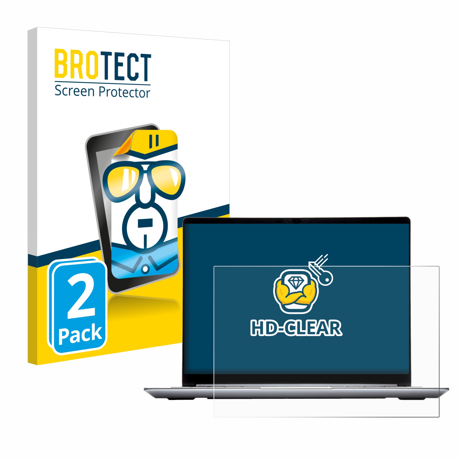 2x BROTECT Displayschutz-Folie pro Framework Laptop 13