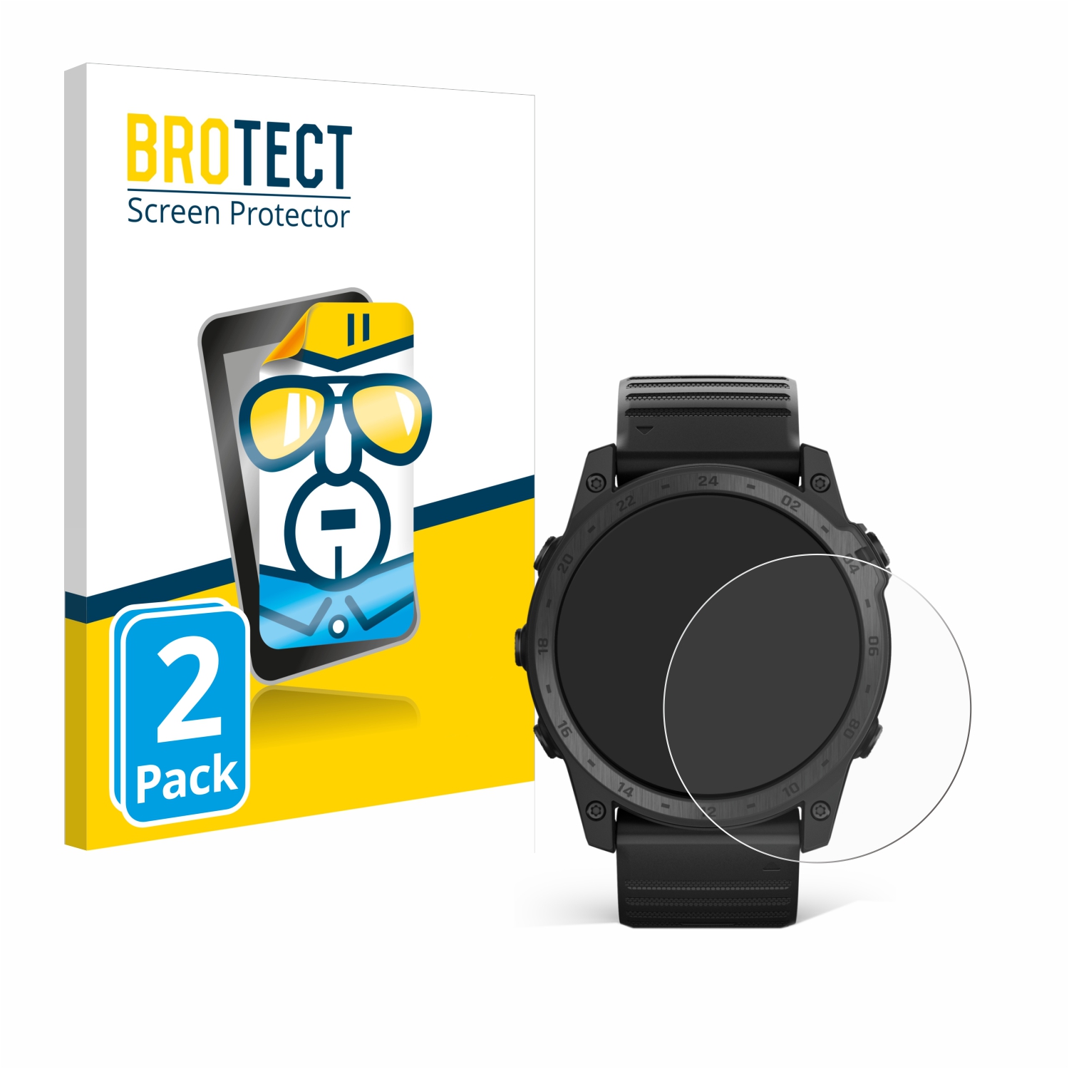 2x BROTECT Displayschutz-Folie pro Garmin Tactix 7