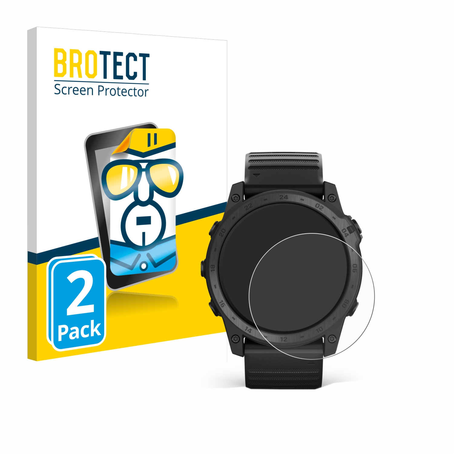 2x BROTECT Displayschutz-Folie pro Garmin Tactix 7 Pro