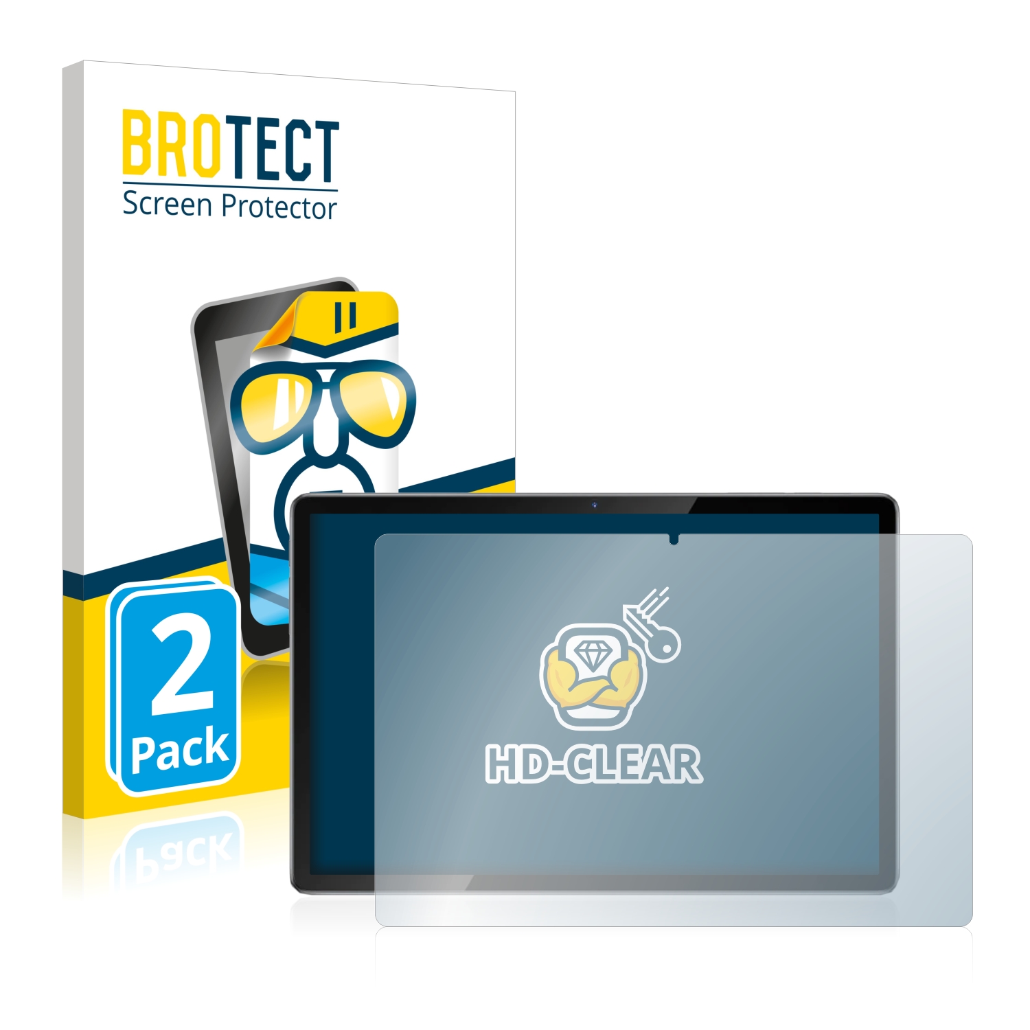 2x BROTECT Displayschutz-Folie pro Blackview Tab 12