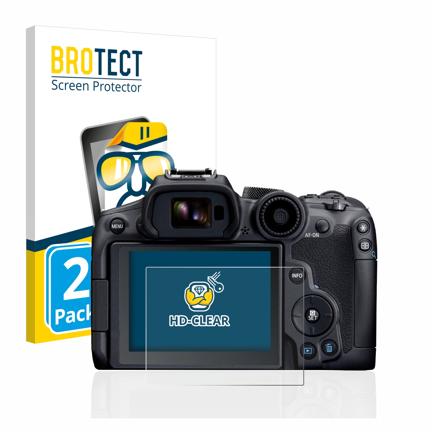 2x BROTECT Displayschutz-Folie pro Canon EOS R7
