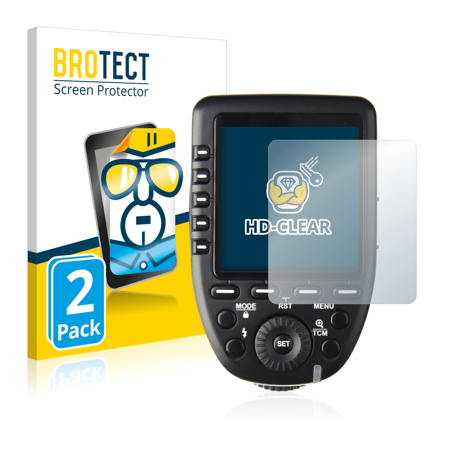 2x BROTECT Displayschutz-Folie pro Godox XPro