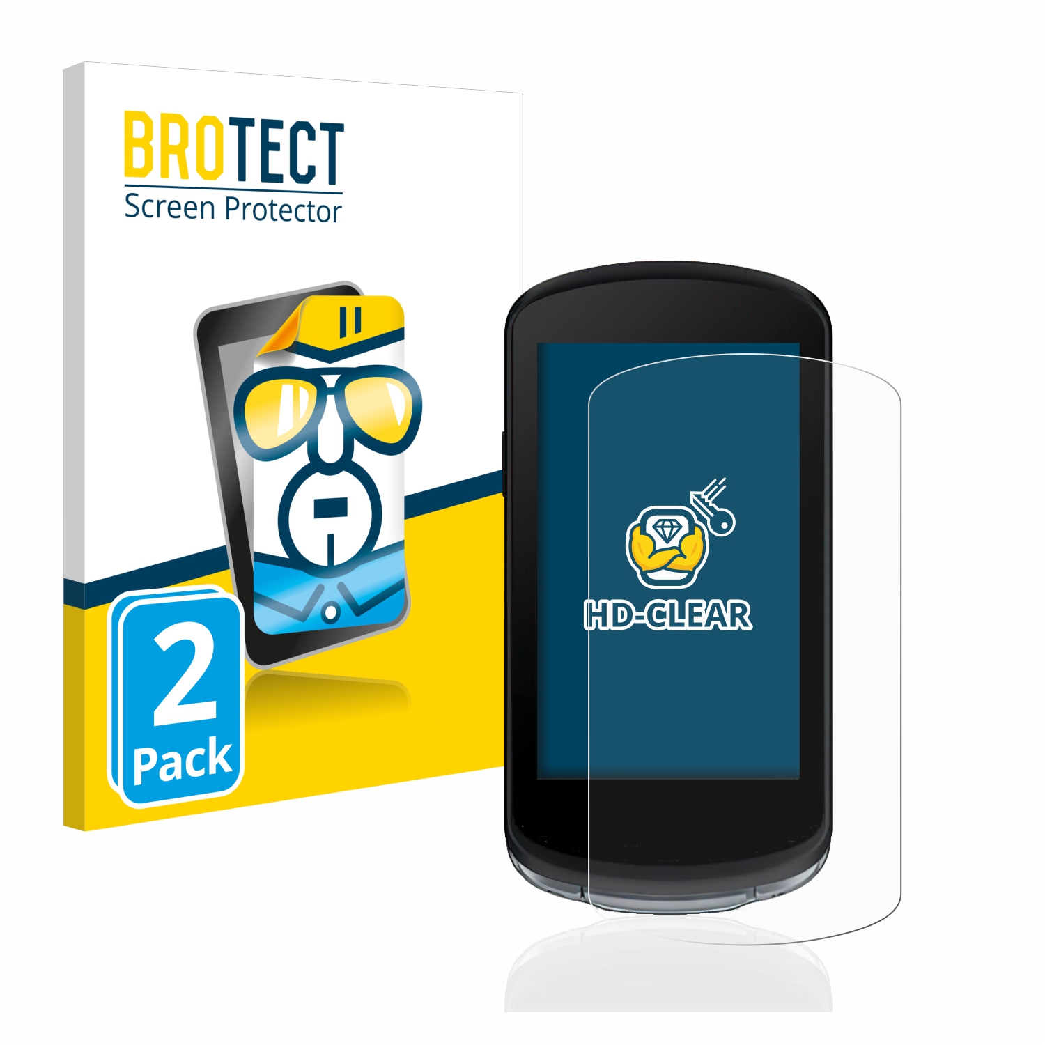 2x BROTECT Displayschutz-Folie pro Garmin Edge 1040