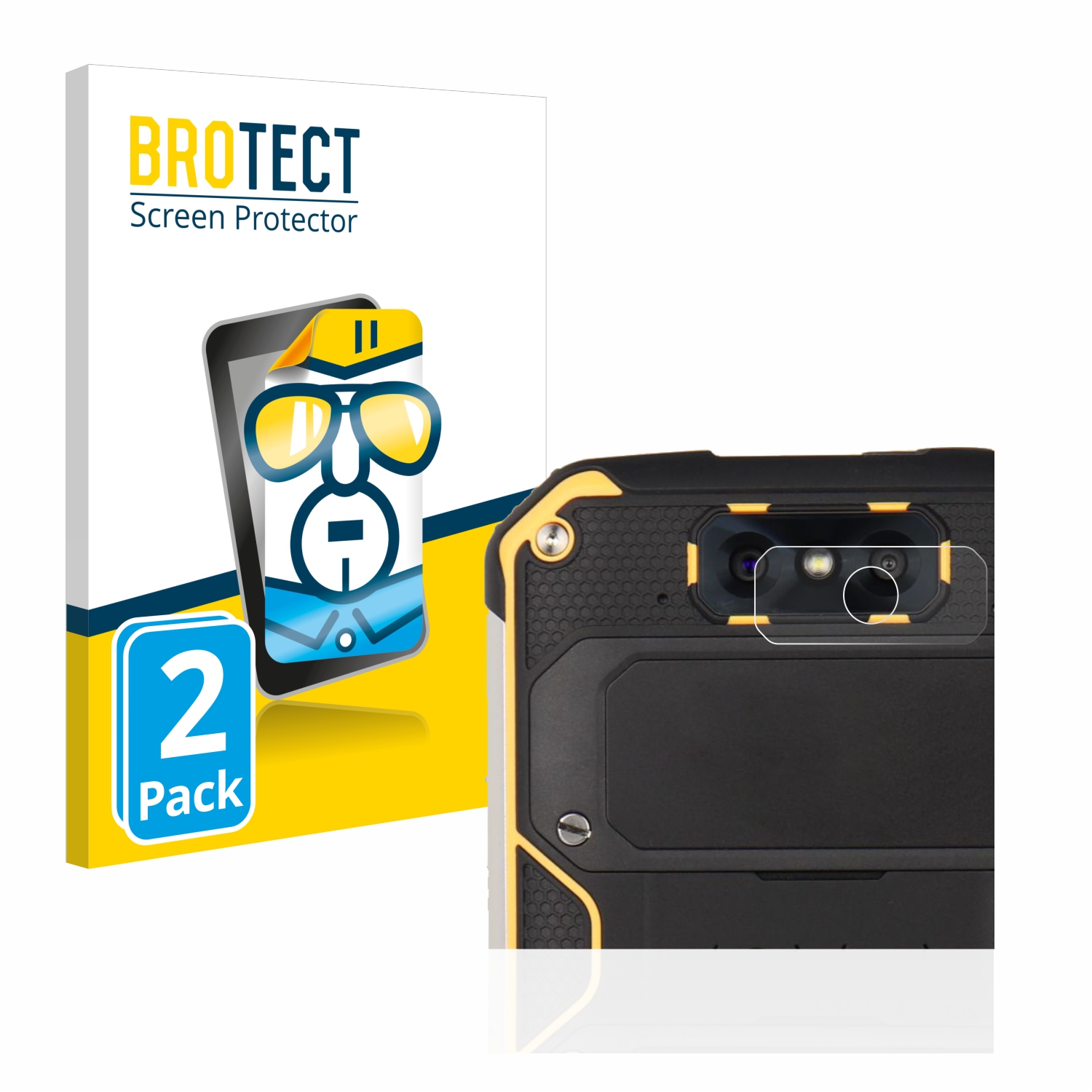 2x BROTECT Displayschutz-Folie pro Blackview BV9500 Plus (pouze kamera)