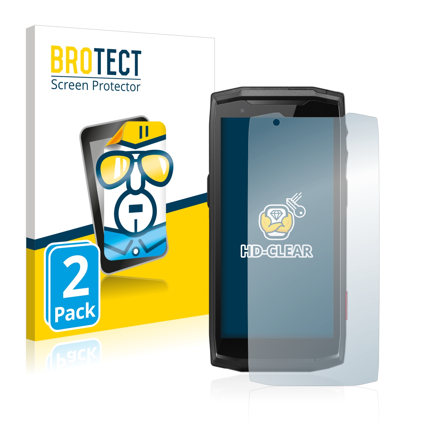 2x BROTECT Displayschutz-Folie pro Crosscall Core-M5