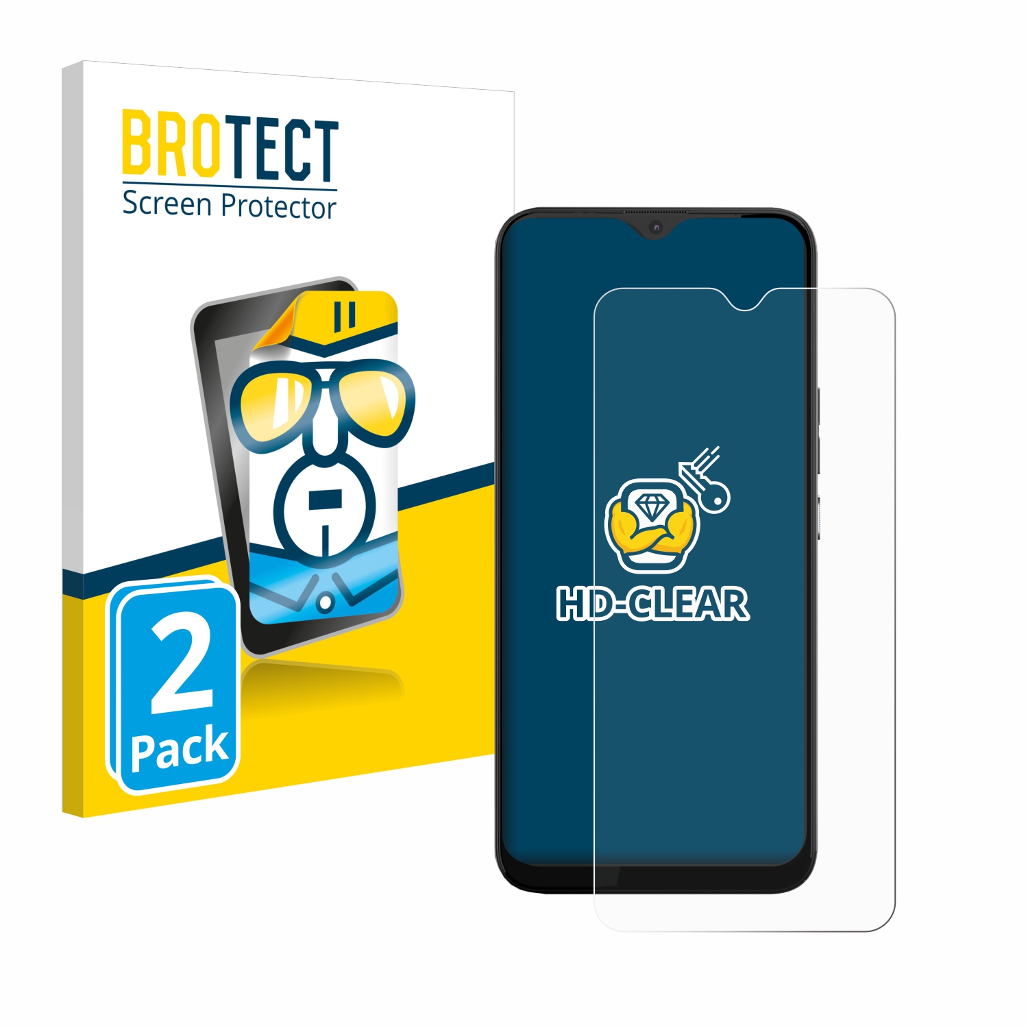 2x BROTECT Displayschutz-Folie pro Gigaset GS5 Lite )