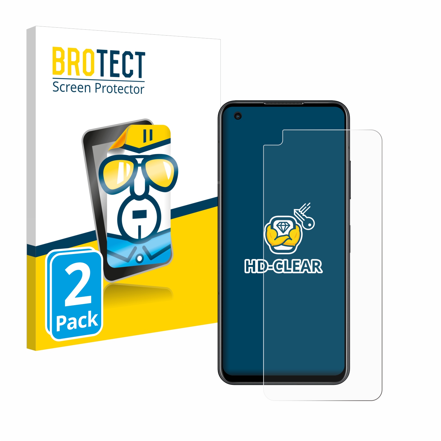2x BROTECT Displayschutz-Folie pro ASUS ZenFone 9 )