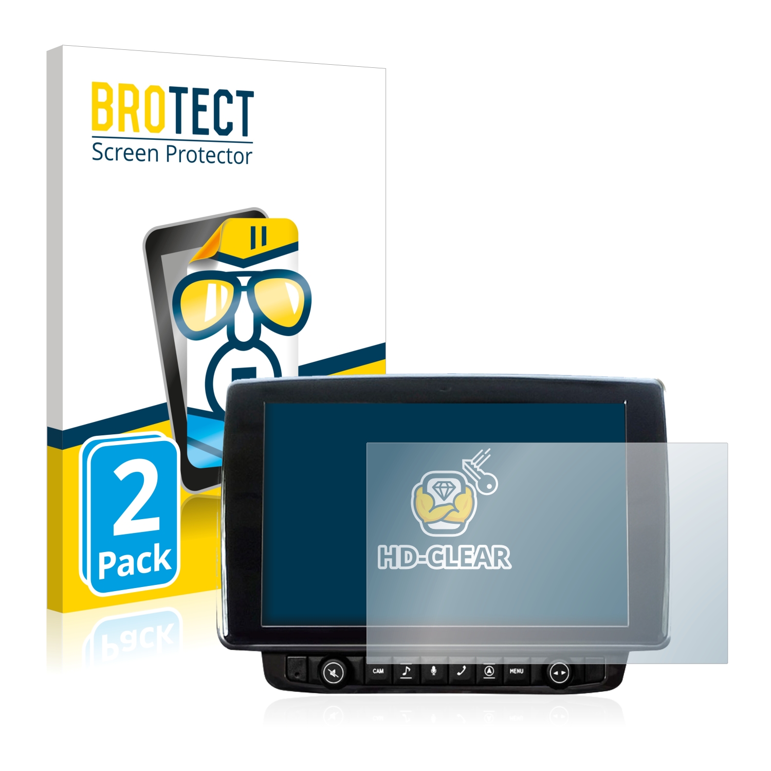 2x BROTECT Displayschutz-Folie pro Alpine X903D-DU