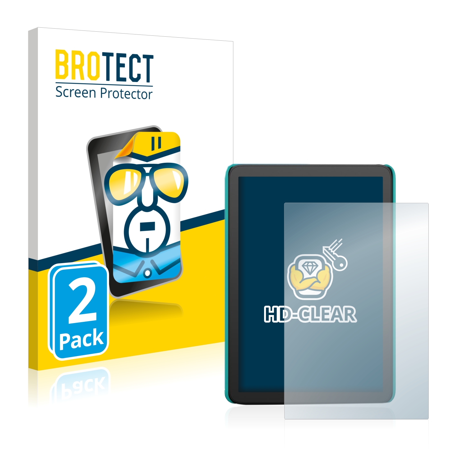 2x BROTECT Displayschutz-Folie pro Amazon Kindle Kids (2022)