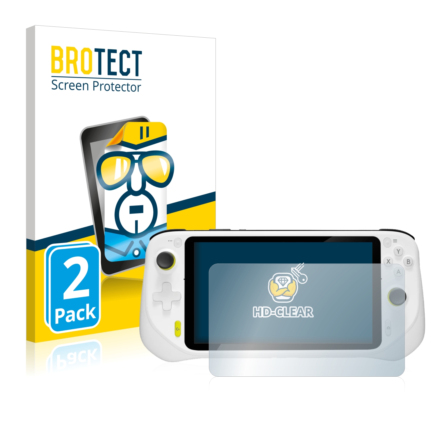 2x BROTECT Displayschutz-Folie für Logitech Cloud