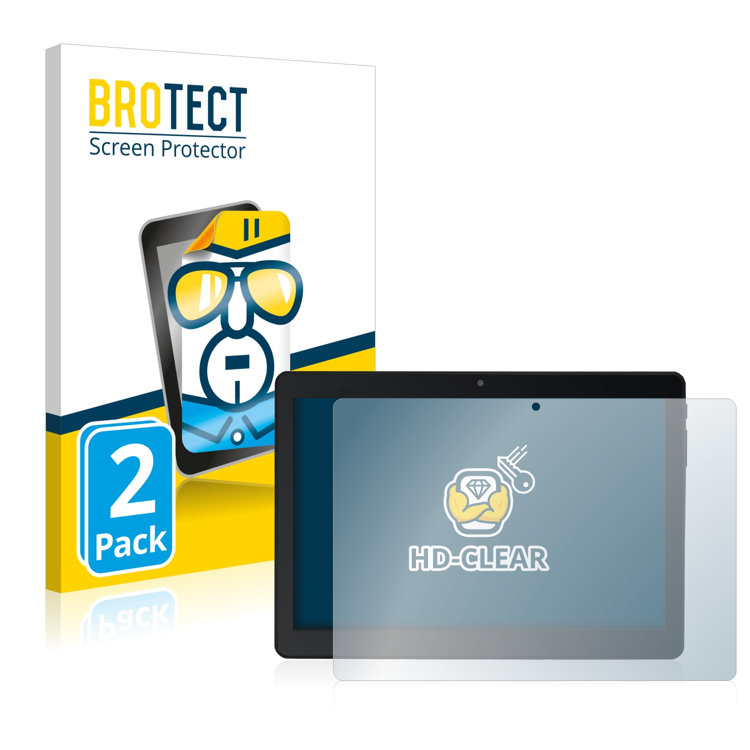 2x BROTECT Displayschutz-Folie pro Acepad A145 10.1