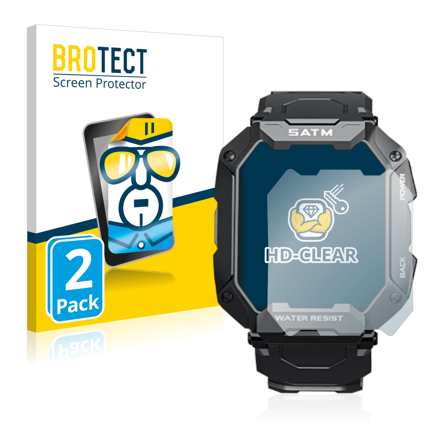 2x BROTECT Displayschutz-Folie pro Bengux C20