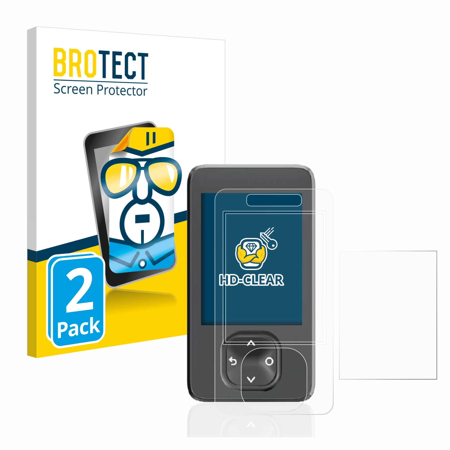 2x BROTECT Displayschutz-Folie pro Dexcom G7 CGM