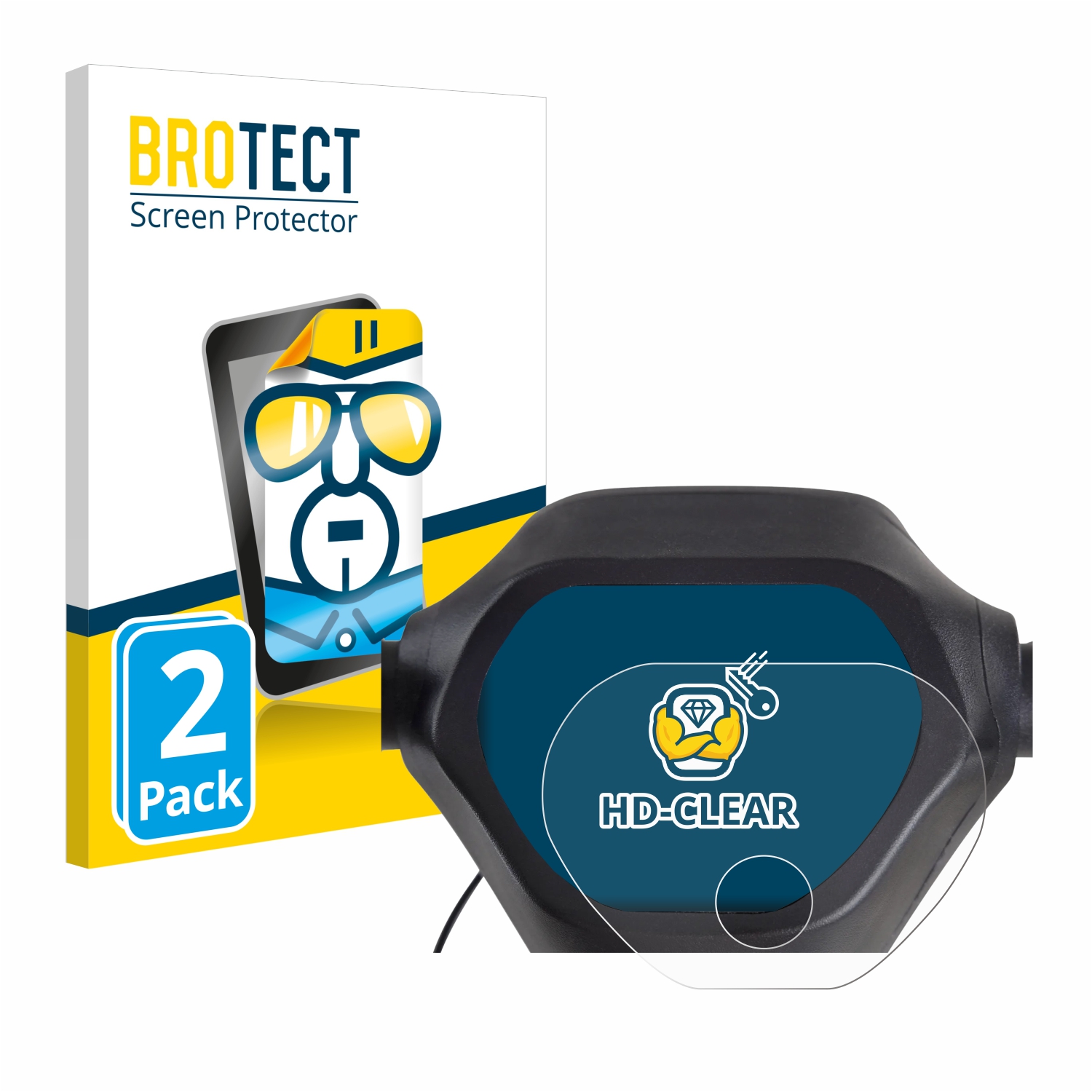 2x BROTECT Displayschutz-Folie pro Epowerfun ePF-2
