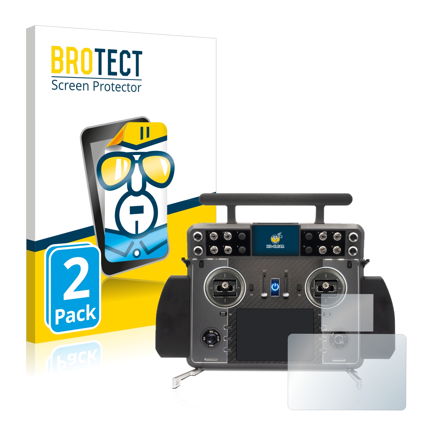 2x BROTECT Displayschutz-Folie pro FrSky Tandem XE 2