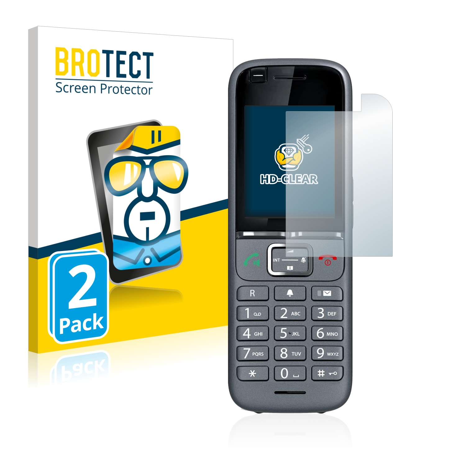 2x BROTECT Displayschutz-Folie pro Gigaset S700H PRO