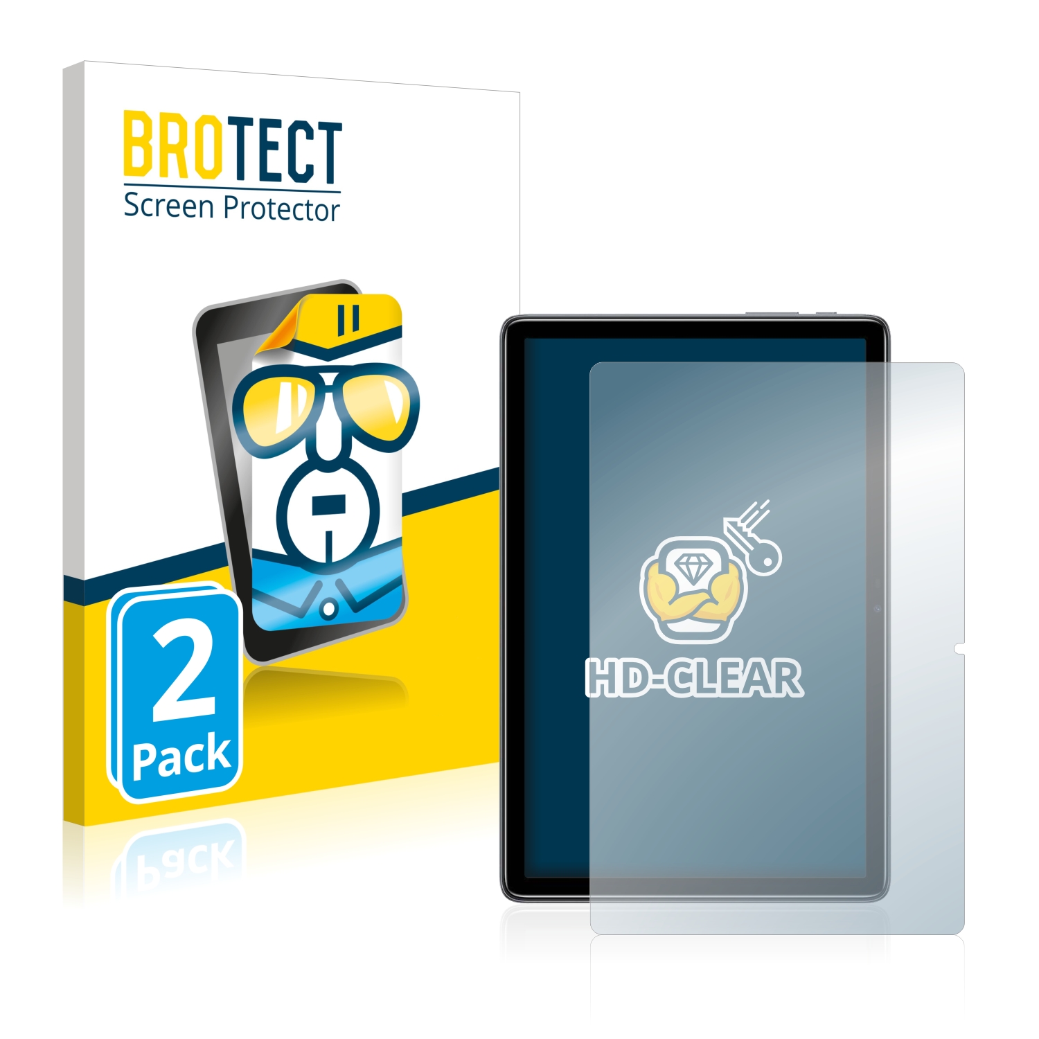 2x BROTECT Displayschutz-Folie pro Doogee T10