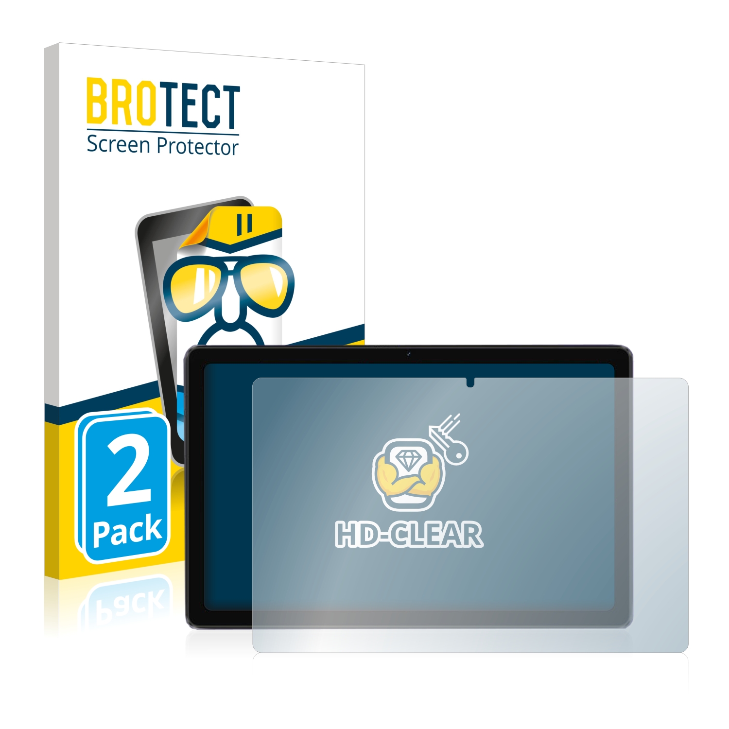 2x BROTECT Displayschutz-Folie pro Alldocube iPlay 50 Pro