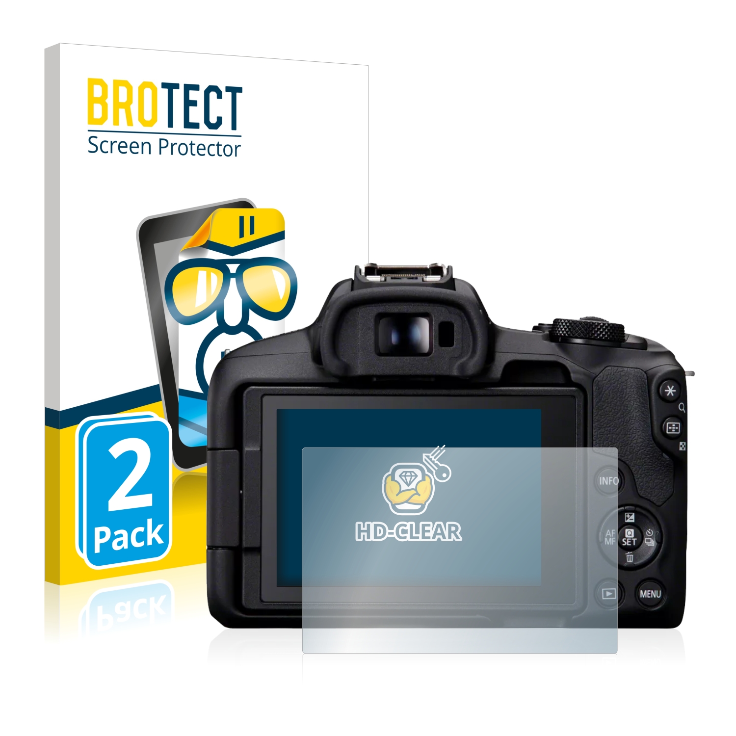 2x BROTECT Displayschutz-Folie pro Canon EOS R50