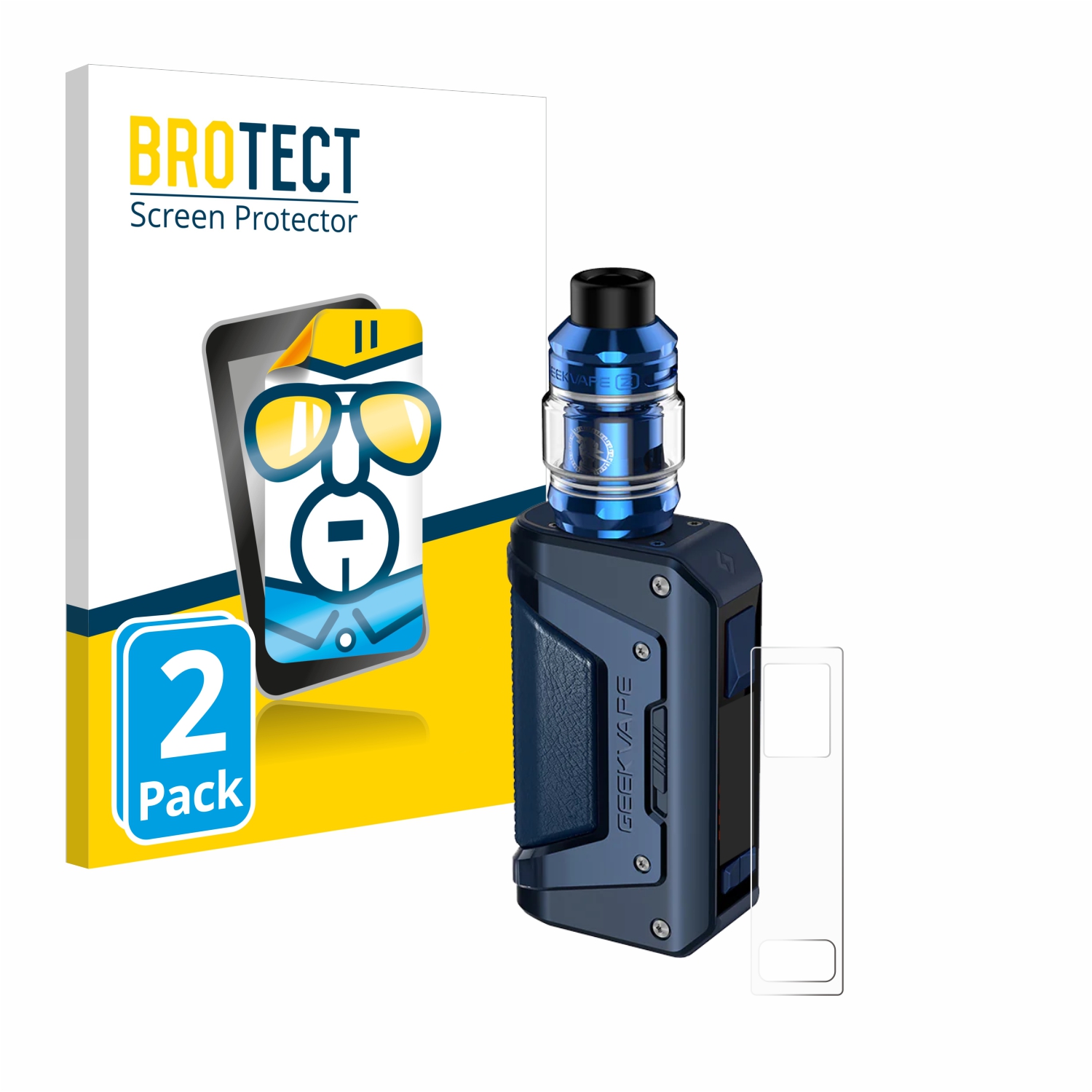 2x BROTECT Displayschutz-Folie pro GeekVape Aegis Legend 2 L200