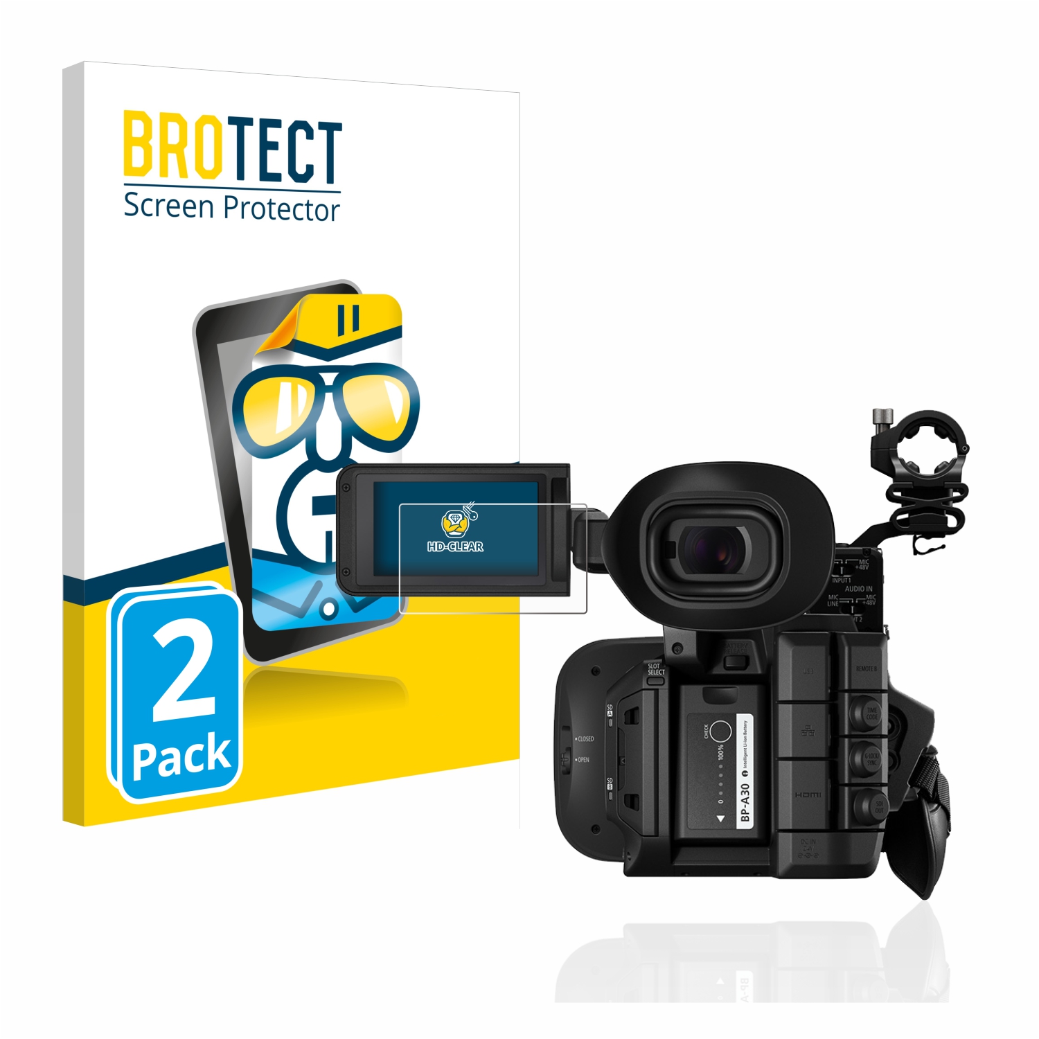 2x BROTECT Displayschutz-Folie pro Canon XF605
