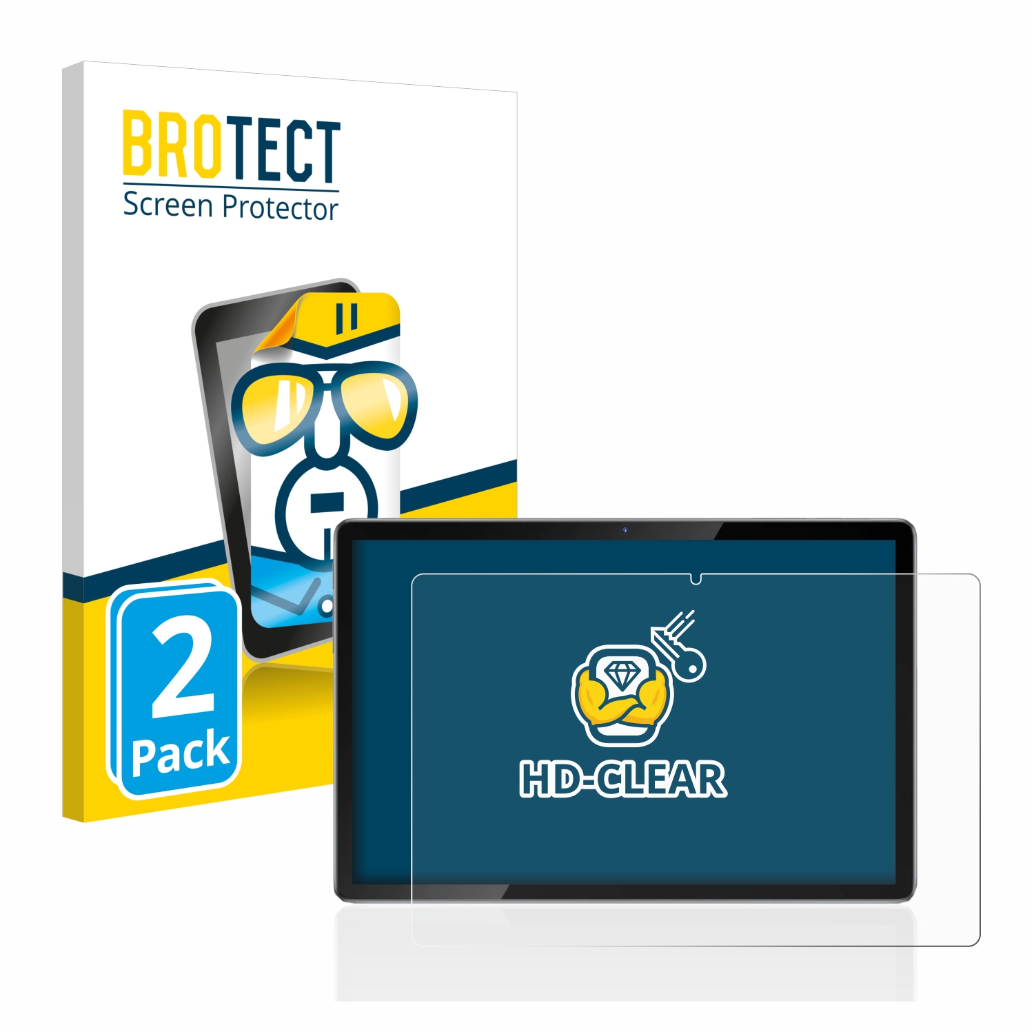2x BROTECT Displayschutz-Folie pro Blackview Tab 12 Pro