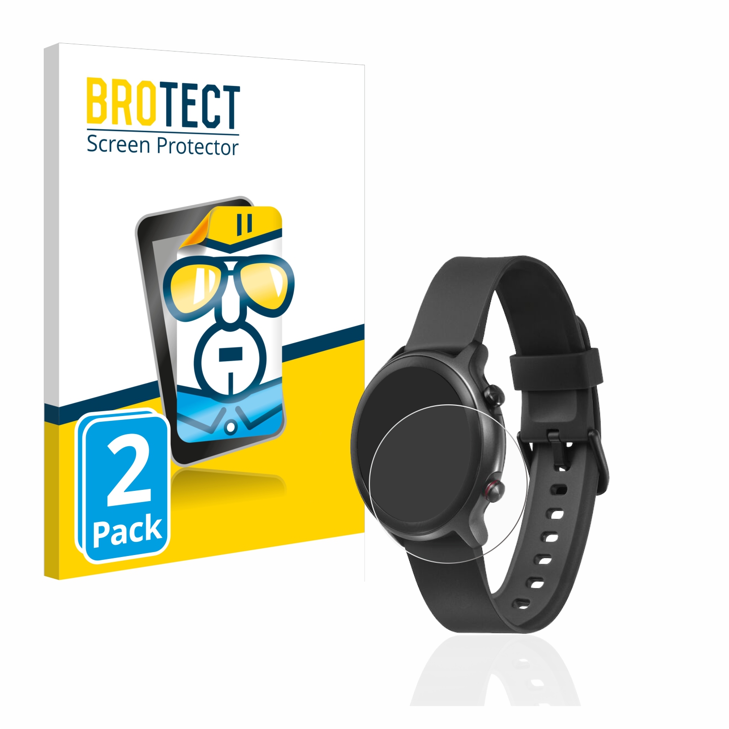 2x BROTECT Displayschutz-Folie pro Doro Watch
