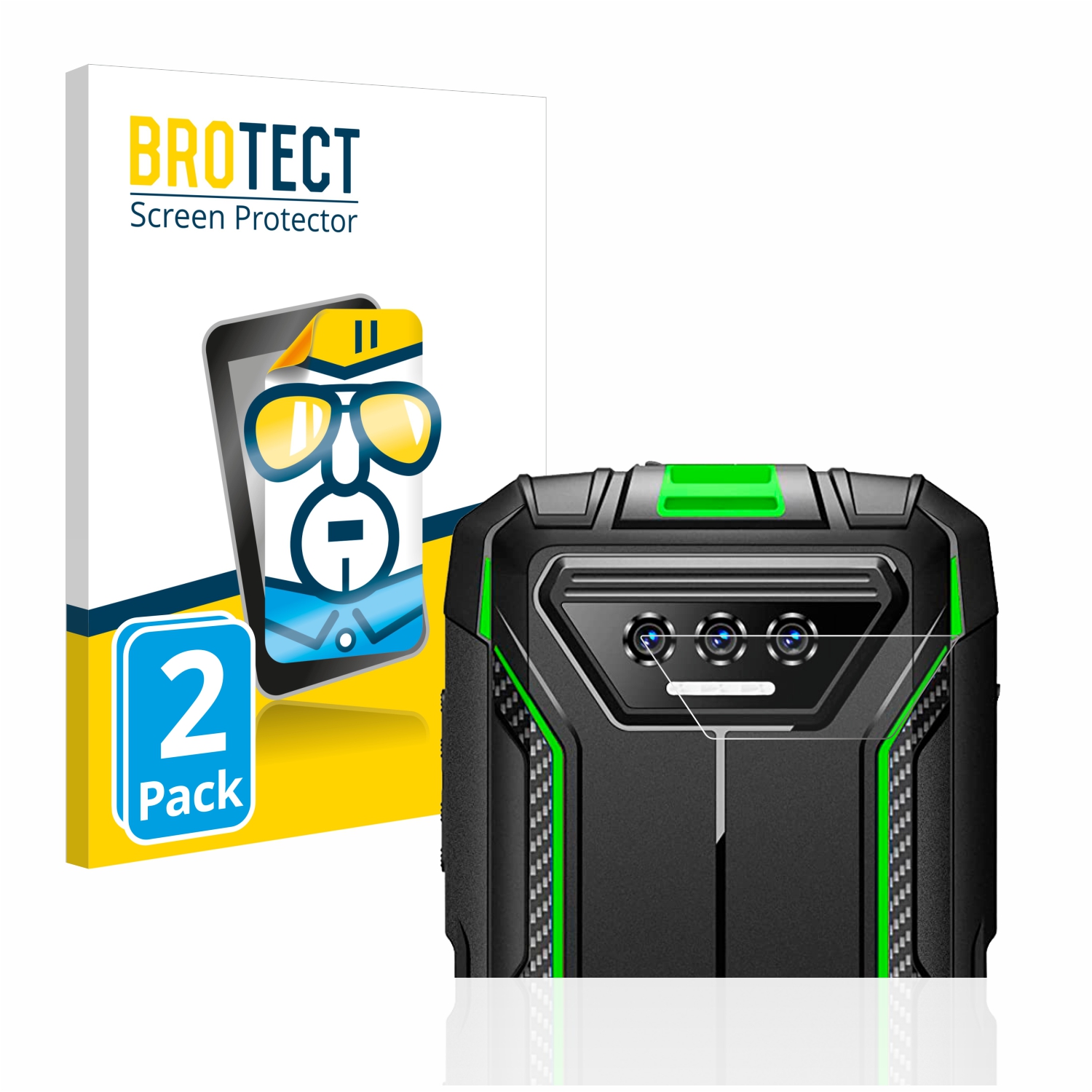 2x BROTECT Displayschutz-Folie pro Doogee S41 Pro (pouze kamera)