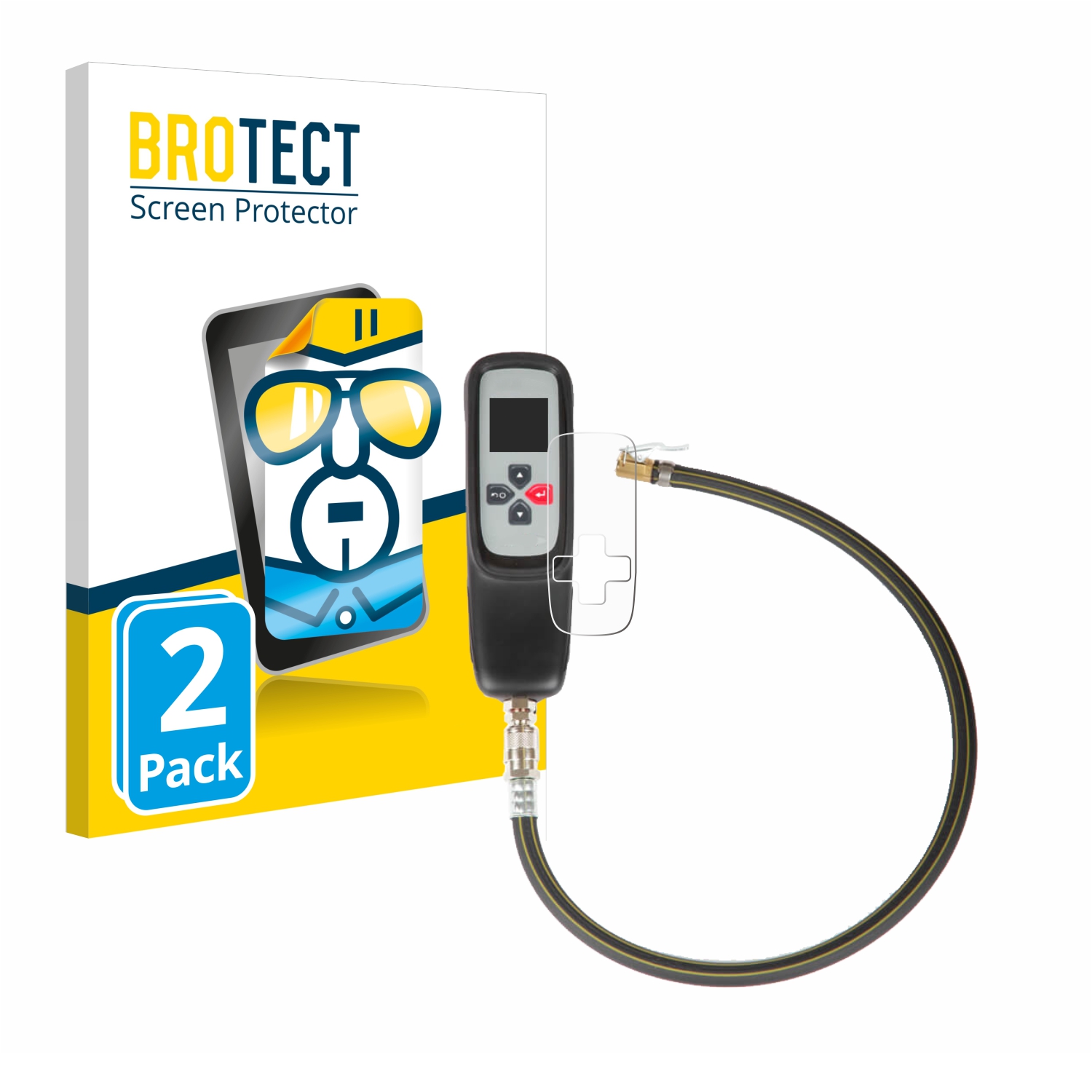 2x BROTECT Displayschutz-Folie pro Bartec TAP 100 /200