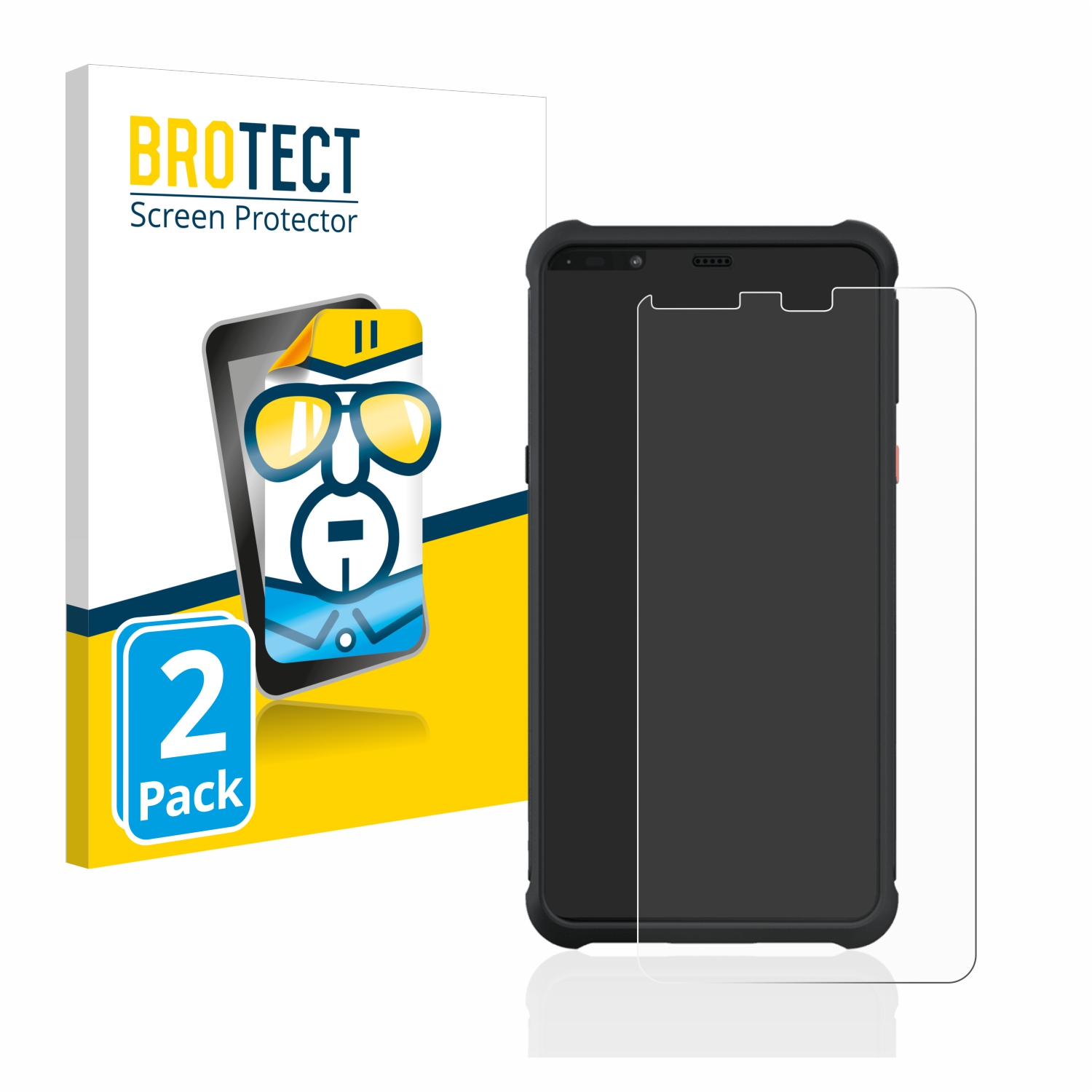 2x BROTECT Displayschutz-Folie pro Bartec Pixavi Phone