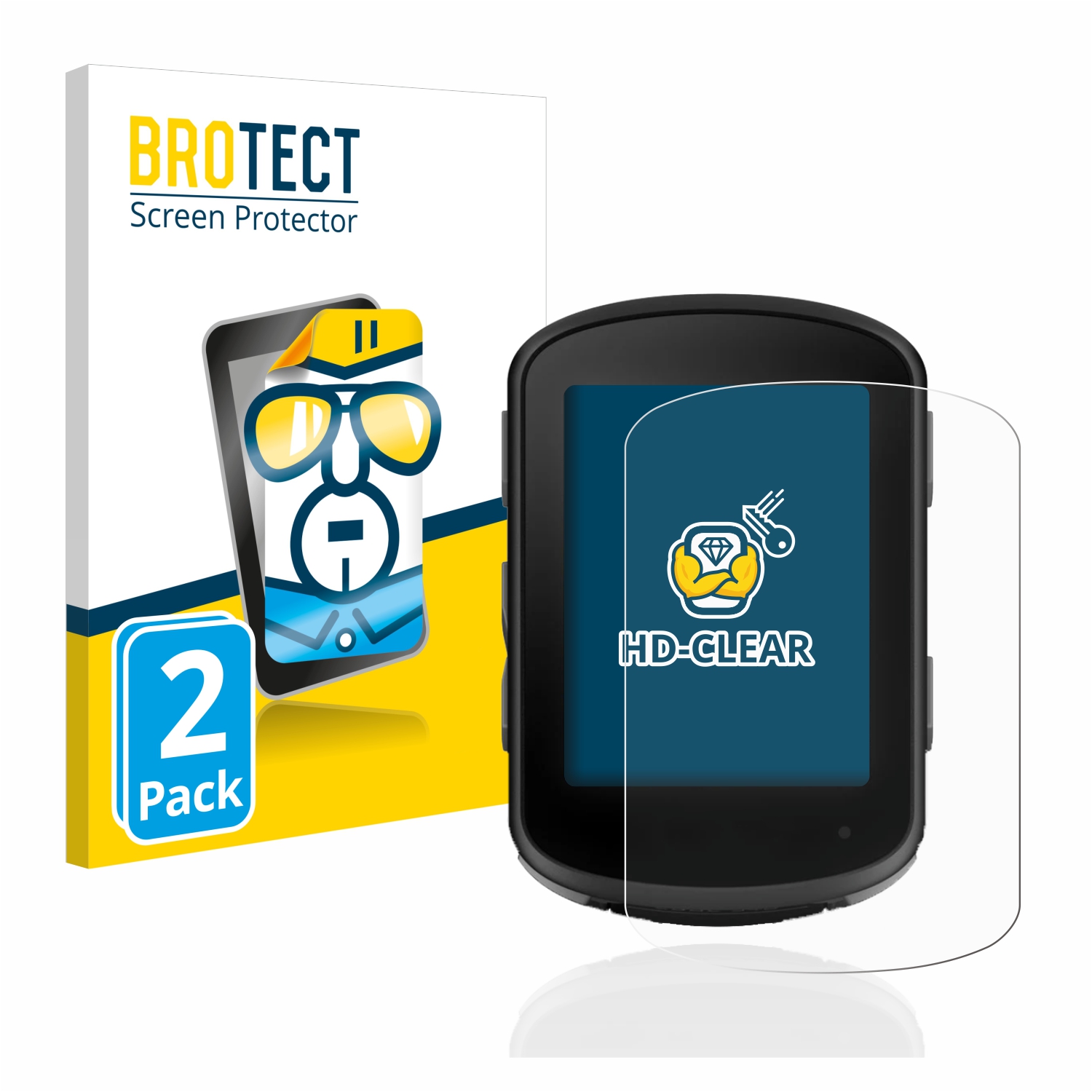 2x BROTECT Displayschutz-Folie pro Garmin Edge 840