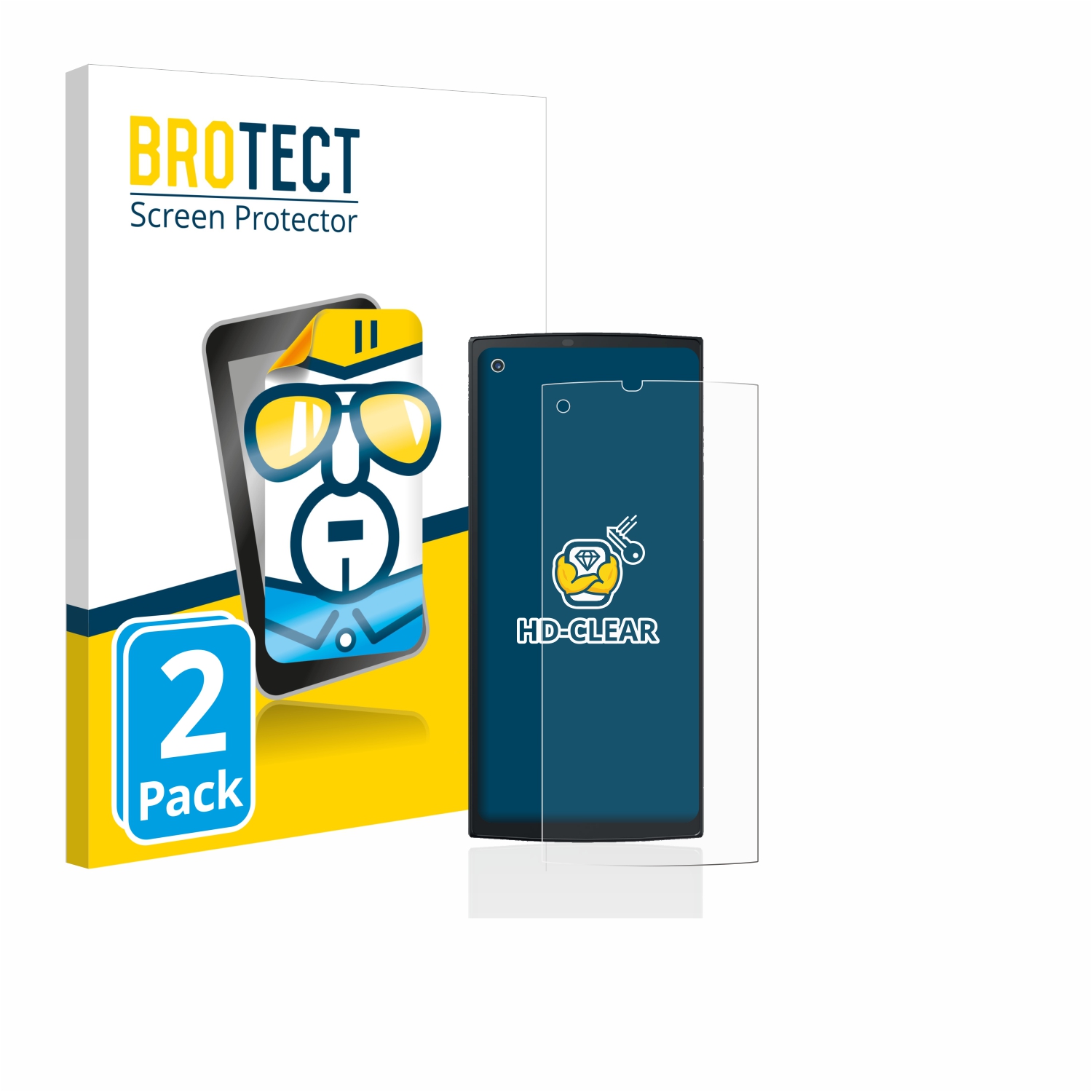 2x BROTECT Displayschutz-Folie pro enfore Donner 2
