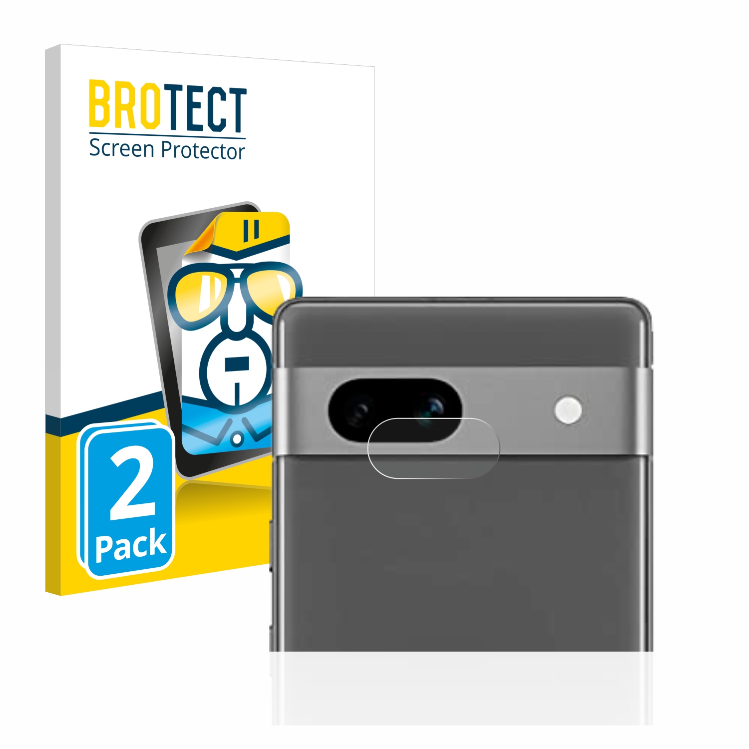 2x BROTECT Displayschutz-Folie pro Google Pixel 7a (pouze kamera)