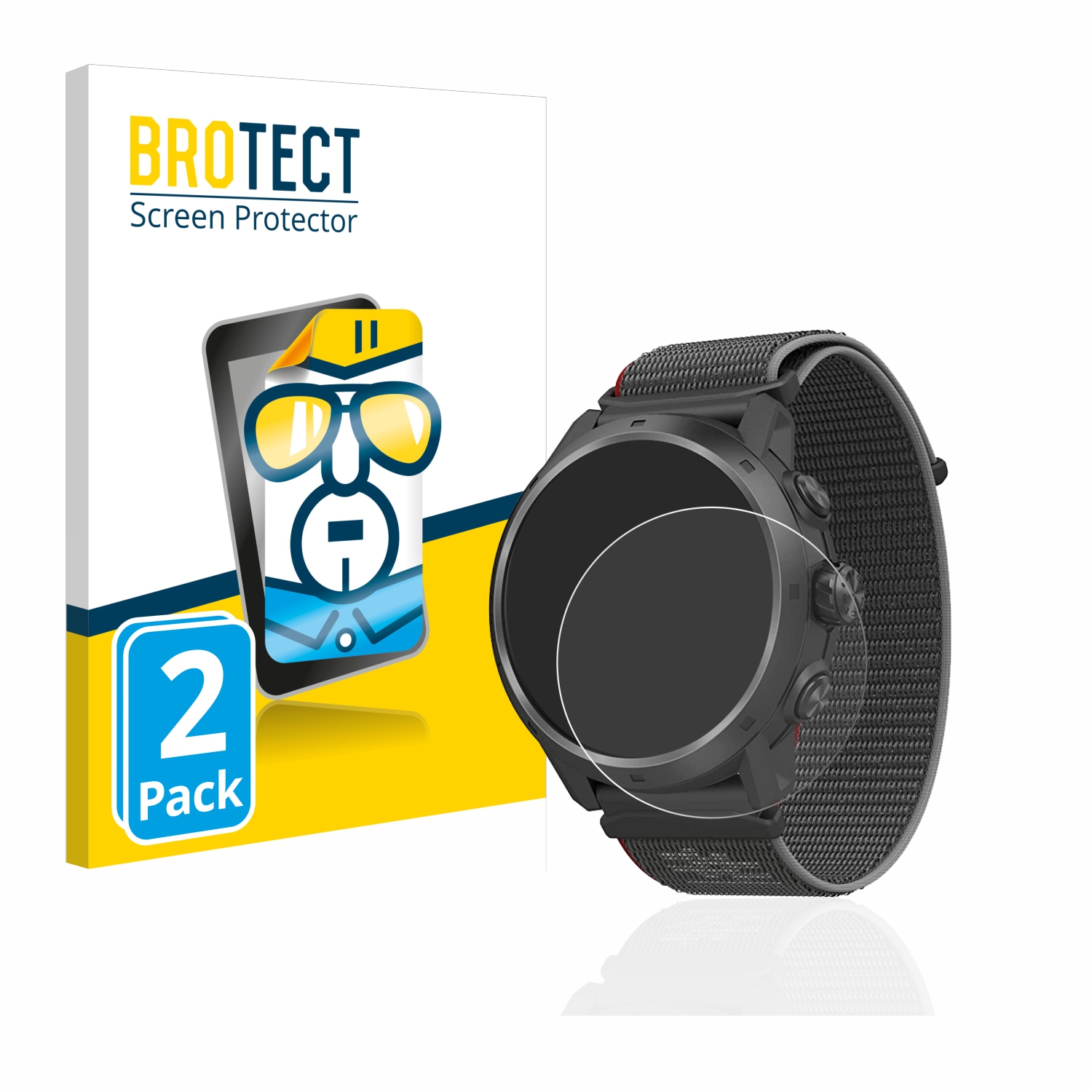 2x BROTECT Displayschutz-Folie pro Coros Apex 2 Pro