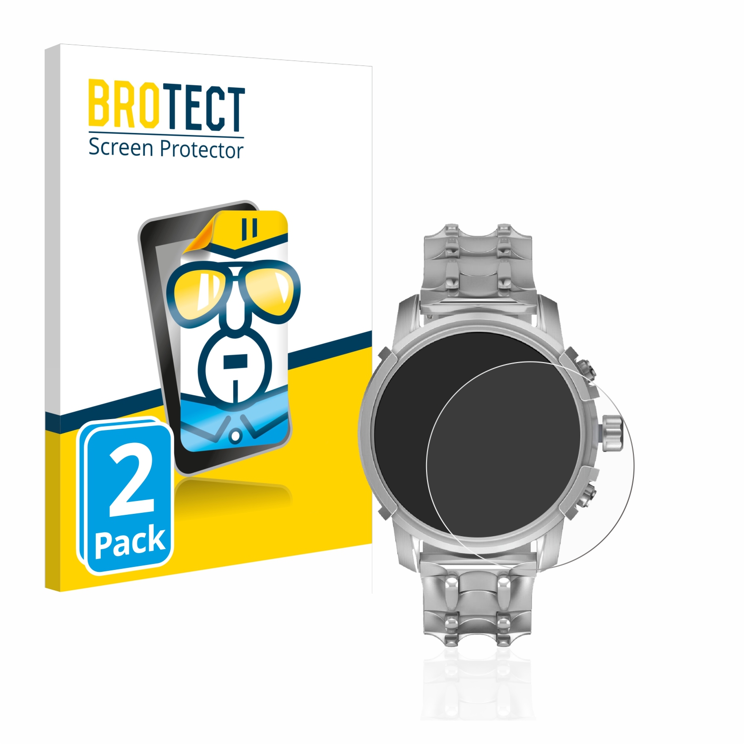 2x BROTECT Displayschutz-Folie pro Diesel Griffed (45,5 mm)