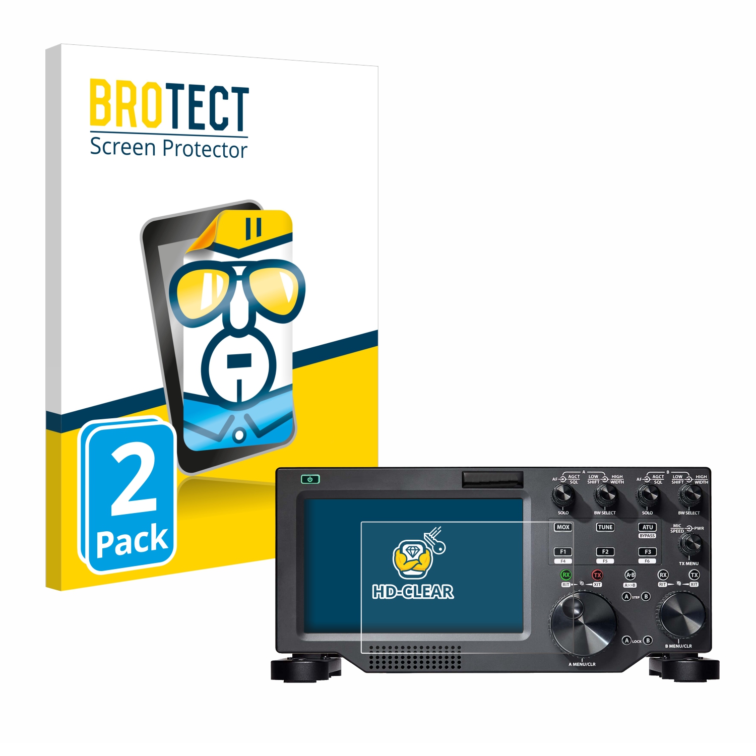 2x BROTECT Displayschutz-Folie pro FlexRadio Maestro FLEX-6000