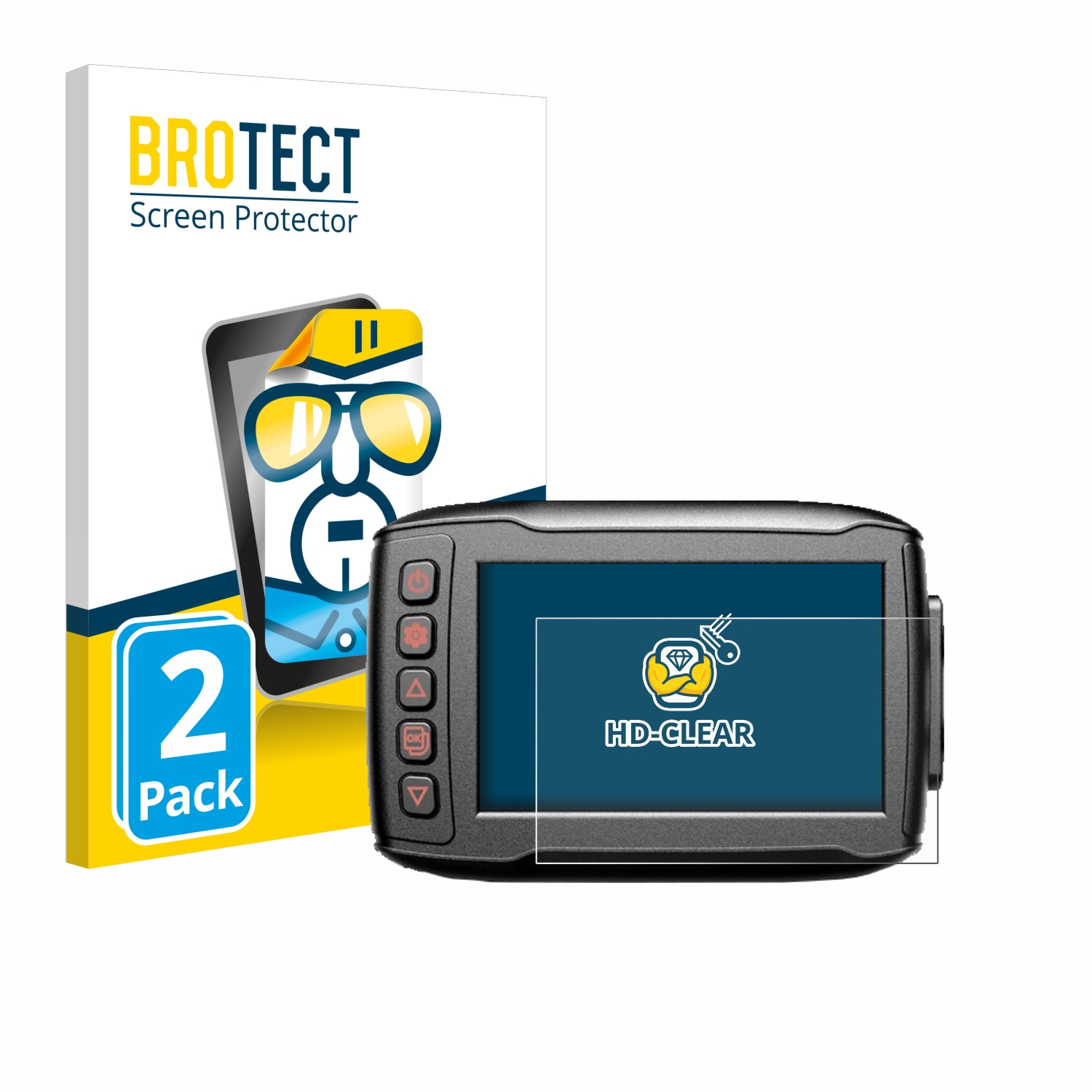 2x BROTECT Displayschutz-Folie pro Blueskysea DV999
