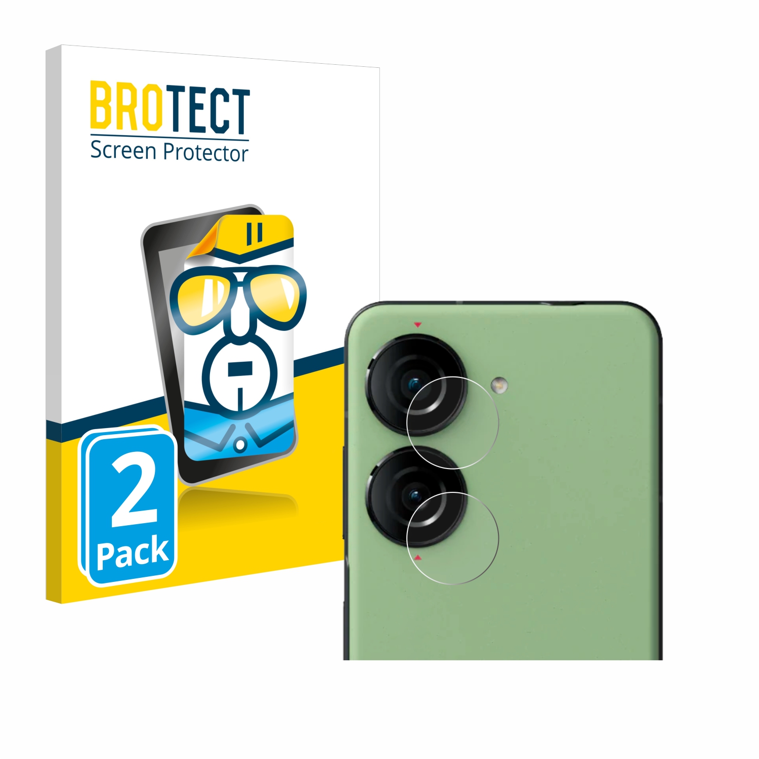 2x BROTECT Displayschutz-Folie pro ASUS ZenFone 10 (pouze kamera)